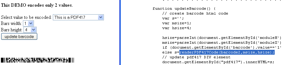 J4L Barcode for Javascript and AJAX is a set of scripts that create barcodes.