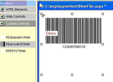 Screenshot of J4L-RBarcode for .NET 2.1