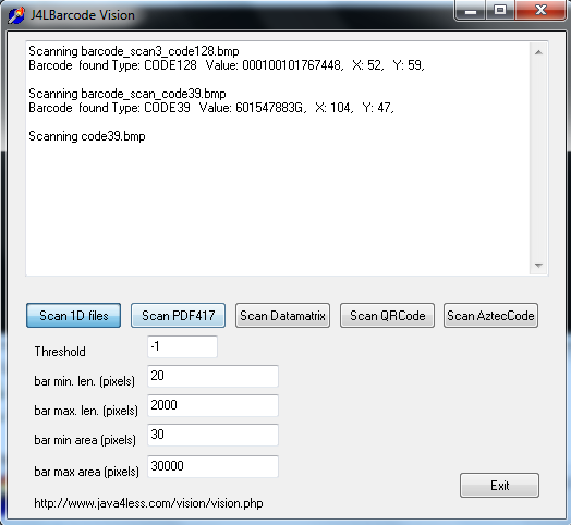 J4L Barcode Vision for Delphi